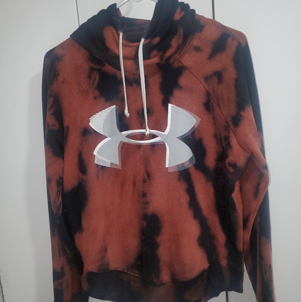Bleached out Under armour hoodie
